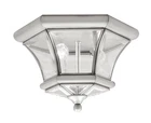 Livex Lighting 7052-91 Monterey/georgetown Outdoor Ceiling Brushed Nickel New. Price: $219.96.
