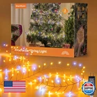 Smartdawn Fairy Lights Plug In, 10FT 200LED Indoor/outdoor Cluster String New. Price: $84.47.