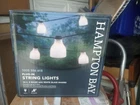 Hampton Bay Plug-in String Lights Very Good Condition Open. Price: $18.99.