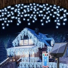 Retisee 65FT Solar Icicle Christmas Lights Outdoor Decoration 600 Cold White Led New. Price: $45.96.