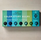 New Anthropologie Stargazer Northern Lights Blues & Greens 21 Bulbs + Sockets. Price: $169.00.