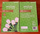 Nib Led Christmas Lights 25 Ct. Warm White Holiday Living Edison Bulb New. Price: $16.99.