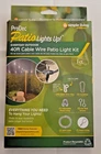 Cable Wire Kit Patio Light Clips 40 Ft Simple Living Solutions Prodec New!. Price: $12.95.