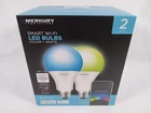 Brand New Merkury Innovations Smart Wi-fi Led Color + White A21 Bulbs 2-PACK. Price: $10.50.