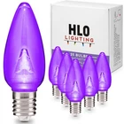 Hlo Lighting Smooth C9 Christmas Lights Purple Led Bulbs For Indoor & Outdo... New. Price: $36.97.