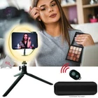 Vivitar 8 Inch Led Ring Light +tripod Mount Stand +power Bank +wireless Remote New. Price: $27.99.