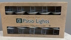 Everlasting Glow String Patio Lights Indoor/outdoor 10 Bulbs 6' Length Lanterns New. Price: $19.99.