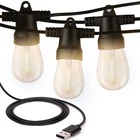Brightech Ambience Pro Usb Powered String Lights - 24 Ft Commercial Grade Used. Price: $14.99.