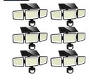 Ume Solar Outdoor Lights 302 Led 3000LM, IP65 Waterproof Motion Pack Open. Price: $49.99.