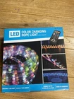 Global Value Lighting Led Color Changing Rope With Remote 18 Feet New. Price: $29.99.