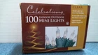 Celebrations 100 Indoor/outdoor Clear Mini Lights, Lot Of 2, (9826009) Fs Open. Price: $18.00.