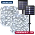 Jmexsuss 2 Pack Solar String Lights Outdoor Waterproof, Each 33FT 100 Led New. Price: $14.57.