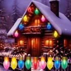 Romasaty Jumbo Xmas String Lights 16FT Large Multicolored Bulbs Christmas New. Price: $48.20.
