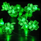 Bohon Patricks Day Decorations Shamrocks String Lights Battery Operated 13 Ft New. Price: $15.73.