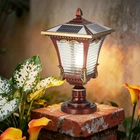 16.14" Solar Post Lights Modern Outdoor Lantern Aluminum Exterior Pillar... New. Price: $108.12.