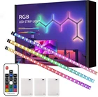 Battery Powered Led Strip Lights, Wireless Rgb With 24 Keys Rem New. Price: $62.99.