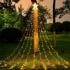 350 Led Star Waterfall Christmas Tree Lights 8 Modes Indoor/outdoor Decor Garden New. Price: $18.99.
