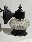 Vintage John Virden Copper And Bubble Glass Wall Sconce Light Fixture W/shade Used. Price: $38.00.