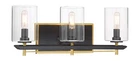 Metropolitan N7851-707 Sable Point Vanity, 3-LIGHT 180 Total Watts, Sand Black New. Price: $454.71.