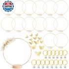 14 Pack Floral Hoop With Stand Led Fairy Lights 12 Inch Metal Rings For Diy New. Price: $56.29.