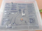 Plastic Box 32 Plus Presser-foot Set Viking 140 145 Husky Star Lily Rose Freesia New. Price: $48.50.