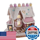 Kurt S. Adler 9-INCH Gingerbread House With Led Lights, Multi (GBJ0010) New. Price: $221.26.