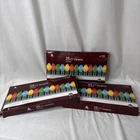 3 Sets Enchanted Forest 25 Multicolor C7 Ceramic Lights- New Christmas Open. Price: $59.99.
