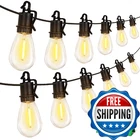 Tdlol 100FT Outdoor String Lights With 52 Shatterproof S14 Vintage Edison Bulbs New. Price: $80.80.