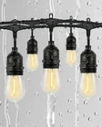 Gmnee 25FT Outdoor String Lights For Patio, Balcony & Porch 16 Led Edison New. Price: $62.93.