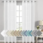H.versailtex Natural Linen Curtains For Living Room (set, 52 By 108 In, White) New. Price: $29.99.