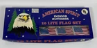 Vtg American Spirit Indoor Outdoor 10 Flag Light Lite Set - Tested New. Price: $7.99.