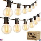 Ohlux 55FT Outdoor String Lights - 26 Dimmable Waterproof Shatterproof Led Bulbs New. Price: $42.23.