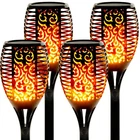 Walensee Solar Lights Outdoor With Flickering FLAME,96 Led 4 Pack, New. Price: $92.95.