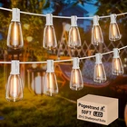 Pogestrand Led Outdoor String Lights 50FT ST38 White Waterproof Patio New. Price: $59.16.