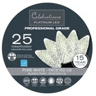 Celebrations Platinum Led 25 Pure White - Faceted C9 (indoor/outdoor) New. Price: $29.99.
