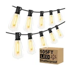 Upgraded Led Outdoor String Lights 105FT Shatterproof Waterproof St... Fast Ship New. Price: $32.96.