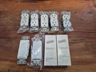 Hubbell Duplex Receptacle Industrial Grade 15A 125V White, 3 Way Light Switches New. Price: $20.00.