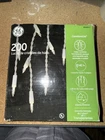 Ge Constanton 200 Count Icicle-style Holiday Lights Clear White Wire Open. Price: $19.79.