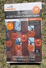 Way Celebrate! 10 Led Pumpkin String Light Orange Indoor Outdoor 6.5 Ft Open. Price: $10.00.