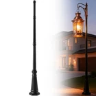 79" Textured Black Cast Aluminum Lamp Post With Surface Mount Base & 2.36" ... New. Price: $180.88.