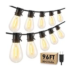 96FT Led Outdoor String Lights, Waterproof Patio With 30+2 2... Fast Ship New. Price: $32.96.
