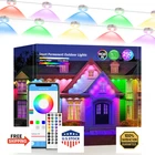 Jeryyen Permanent Outdoor Lights 250FT Rgb+ic String App Control New. Price: $64.50.