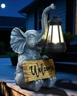 Kvr Solar Elephant Garden Lights, Outdoor Welcome Statue Decor For Patio Yard... New. Price: $36.34.
