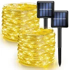 Dazzle Bright Pack Solar String Lights Outdoor, Total 80FT 240LED Pow... New. Price: $16.75.