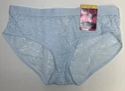 Maidenform Pure Comfort Stretch Lace Light Blue Brief Panty Womens M/6 New. Price: $8.99.