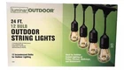24FT Outdoor Vintage Look Commercial Grade Patio Party String Lights Bulbs New. Price: $49.99.