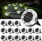 Mini Solar Ground Lights 16 Pack Outdoor IP65 Waterproof Flat Garden New. Price: $49.99.