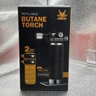 Ravs Butane Lighter, Dual Flame Mode Kitchen Torch, Refillable Cooking New. Price: $25.65.