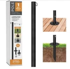 Excello Global Products Single 10 Ft. String Light Pole (black) Open. Price: $69.00.
