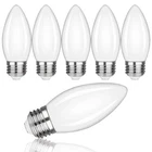 Futime 6-PACK B11 E26 Led Candelabra Bulbs 5W 40W Equiv 5000K Dimmable New. Price: $28.32.